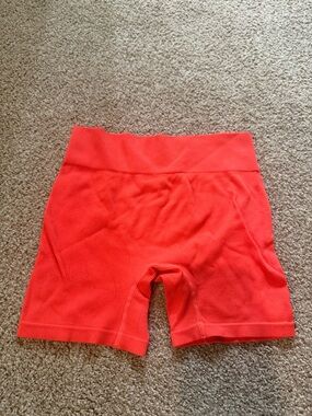 wild fable Ribbed Coral Bike Shorts